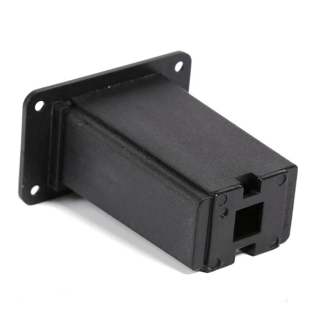 1pc Black Plastic Bass Pickup Active Guitar 9V Battery Box Guitar Accessory @