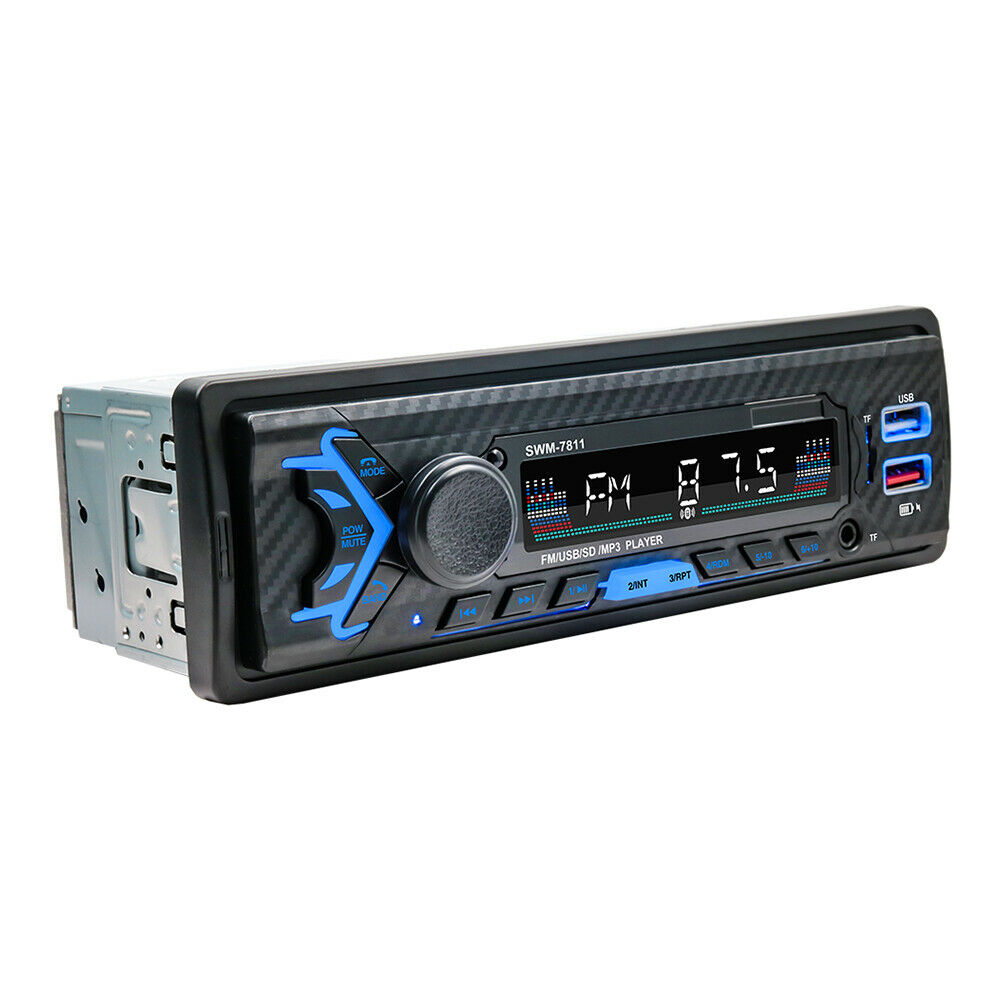 12V Car Din MP3 Player FM Radio USB AUX-IN Bluetooth Remote Control Receiver