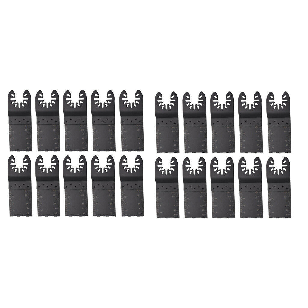 20Pcs Universal Oscillating Saw Blade Wood Cutting Renovator Tool Accs 34mm