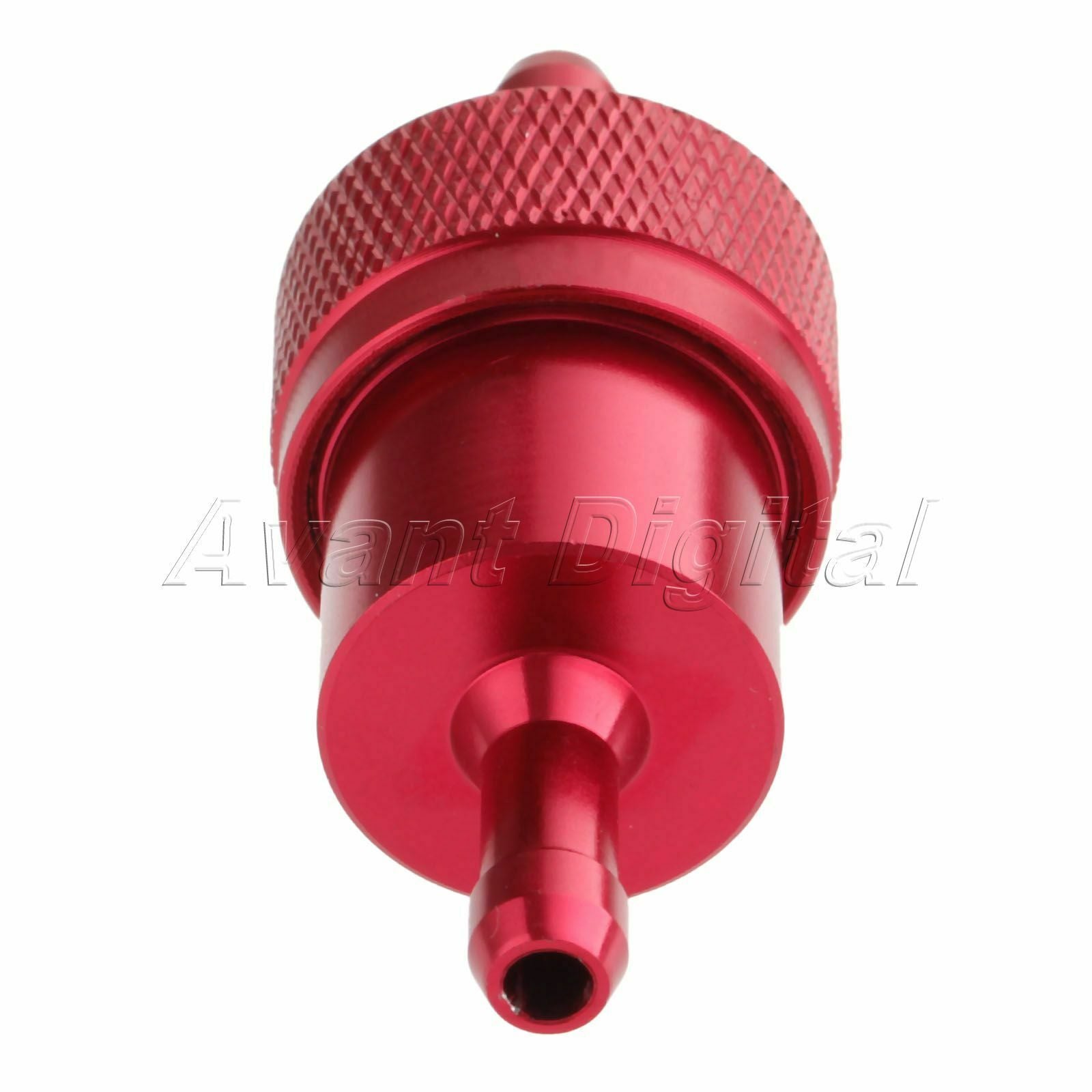 Red CNC Aluminium Motorcycle Pit Dirt Bike ATV Quad Inline Fuel Filter 1/4" 6mm