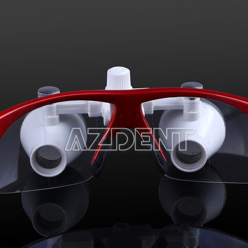 3.5X-R Dental Surgical Medical Binocular Loupes Magnifier Red