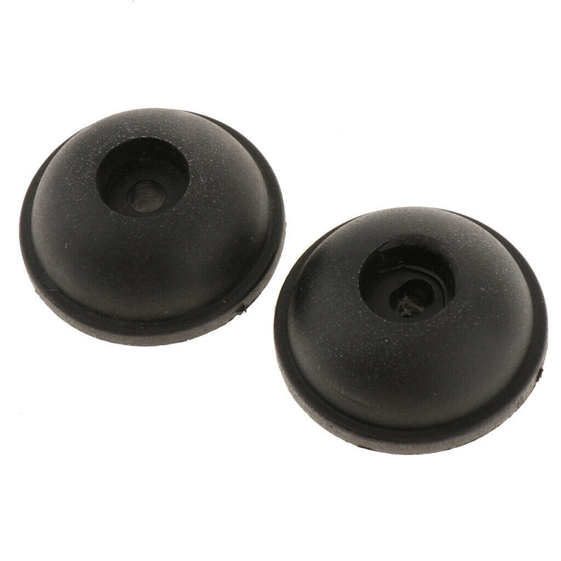 2 Pieces Travel Luggage Stud Foot Replacement Bottom Stud Footstand Black