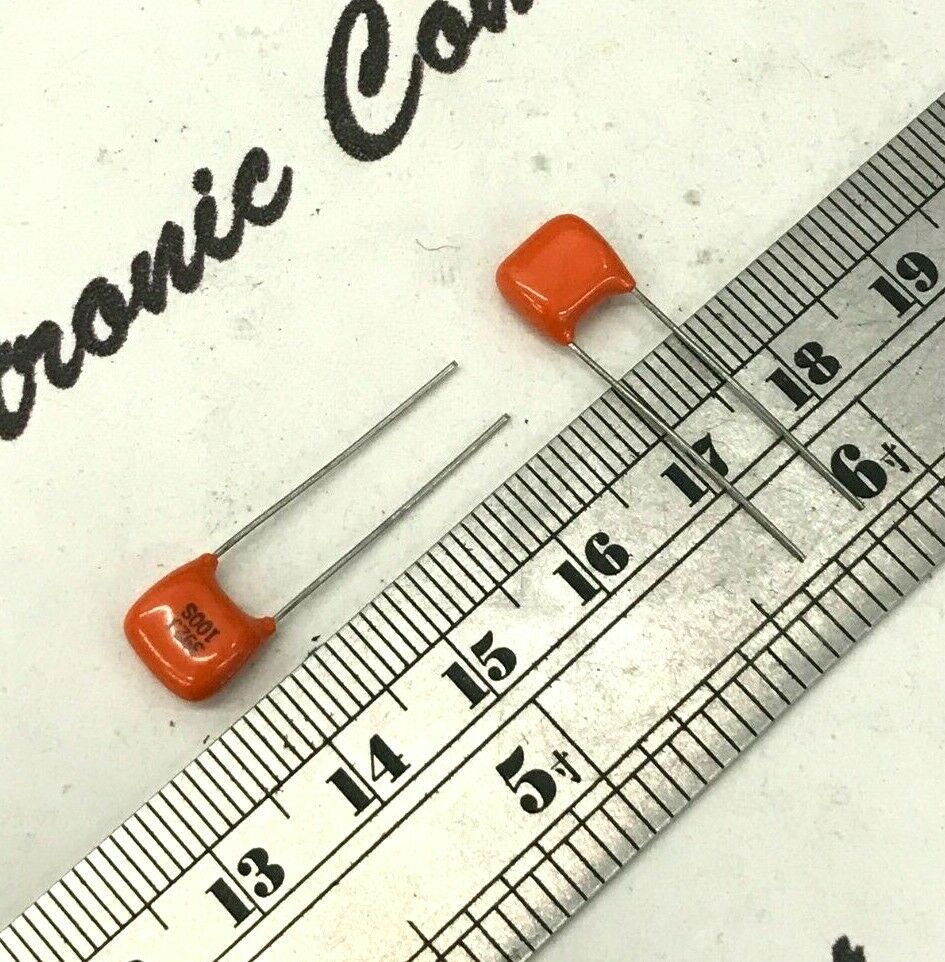 10pcs - NISSEI APH 3900p (3900pF 3.9nF) 100V 5%  Film Capacitor - NOS