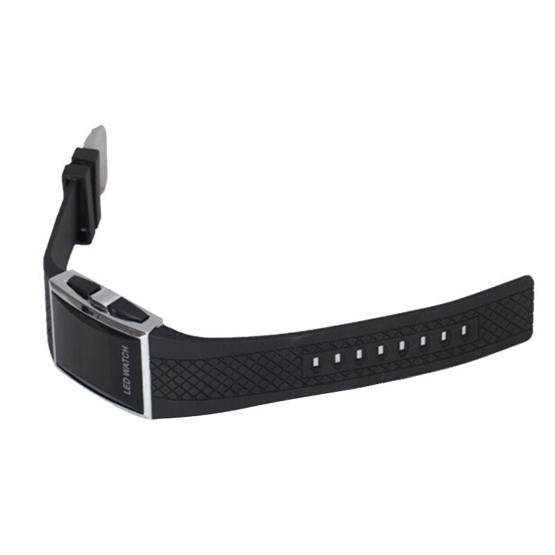 Sport Digital Unisex Watches LED Square Silicone Electronic Fashion Wristwatches