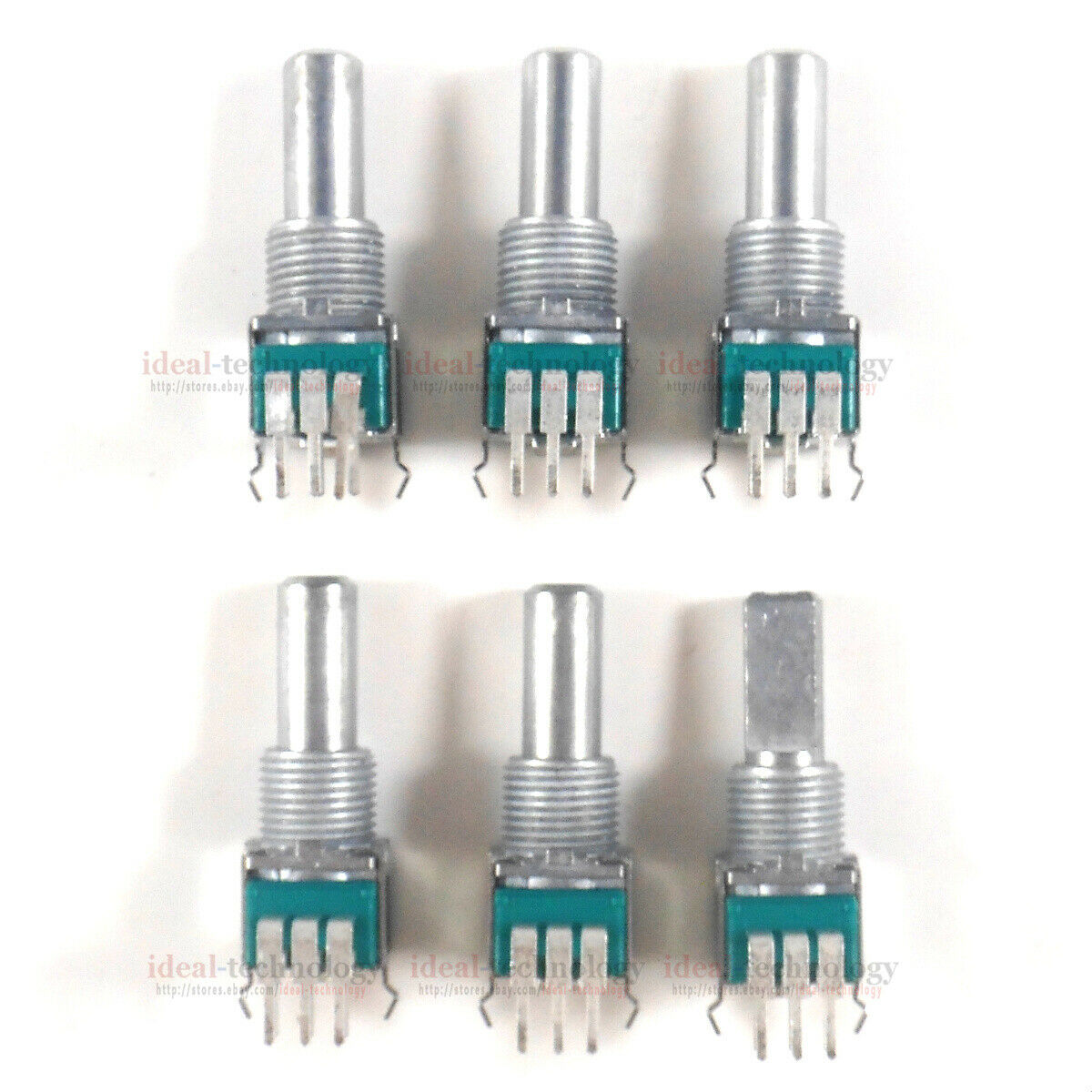 6pcs BOOTH VOLUME POT ROTARY CONTROL DCS1086 For PIONEER DJM800 850 900 2000