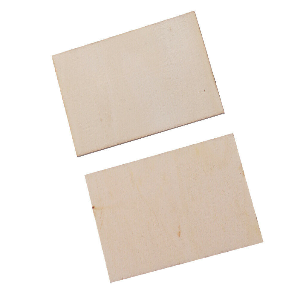 30x   Blank   Wood   Rectangle   Plaque   for   Engraving   Machine   Unpainted