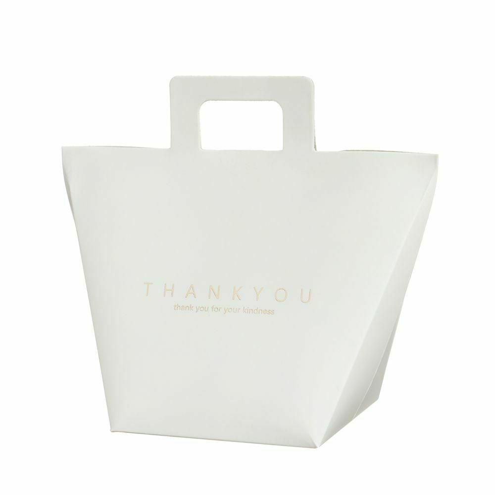 2Pcs DIY Decoration Bags Creative Simple Bronzing Kraft paper Gift Bag Candy Box