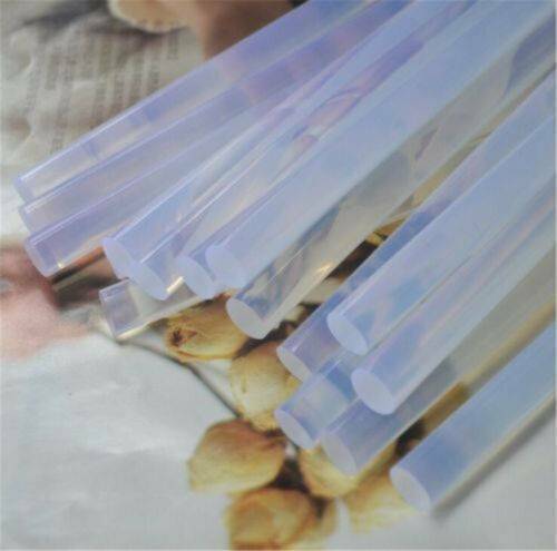 HOT MELT GLUE STICKS 10 x 7MM LONG FOR HOBBY DIY TRIGGER ELECTRIC MINI GLUE GUN