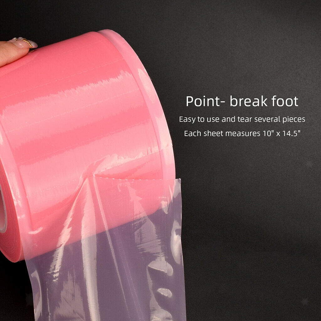 Waterproof Thick Sanitary Protective Film for Tattoo Machine Parts pink