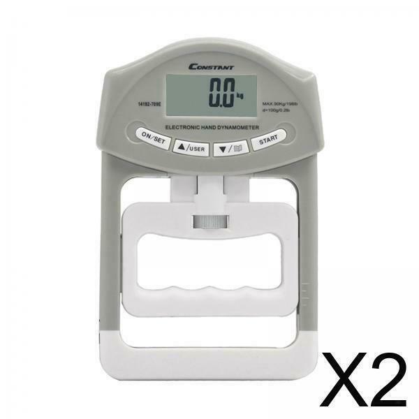 2x Hand Dynamometer Grip Strength Measurement Meters for Gymnastics Trainer