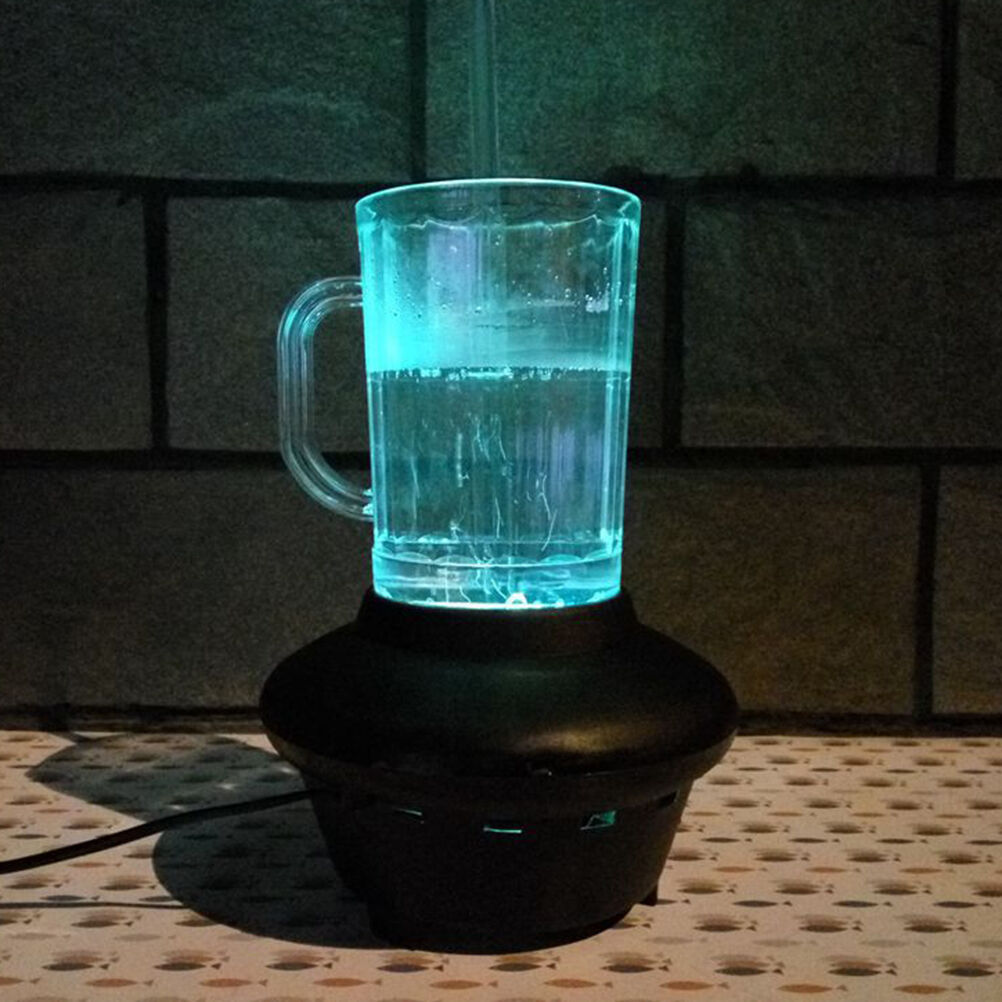 Home Decor LED Magic Faucet Mug Colorful Light Water Floating Fountain Faucet BD
