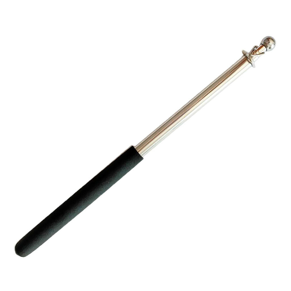 Extendable Stainless Steel Flagpole Telescopic Guide Pole Carp Flagpole 1m