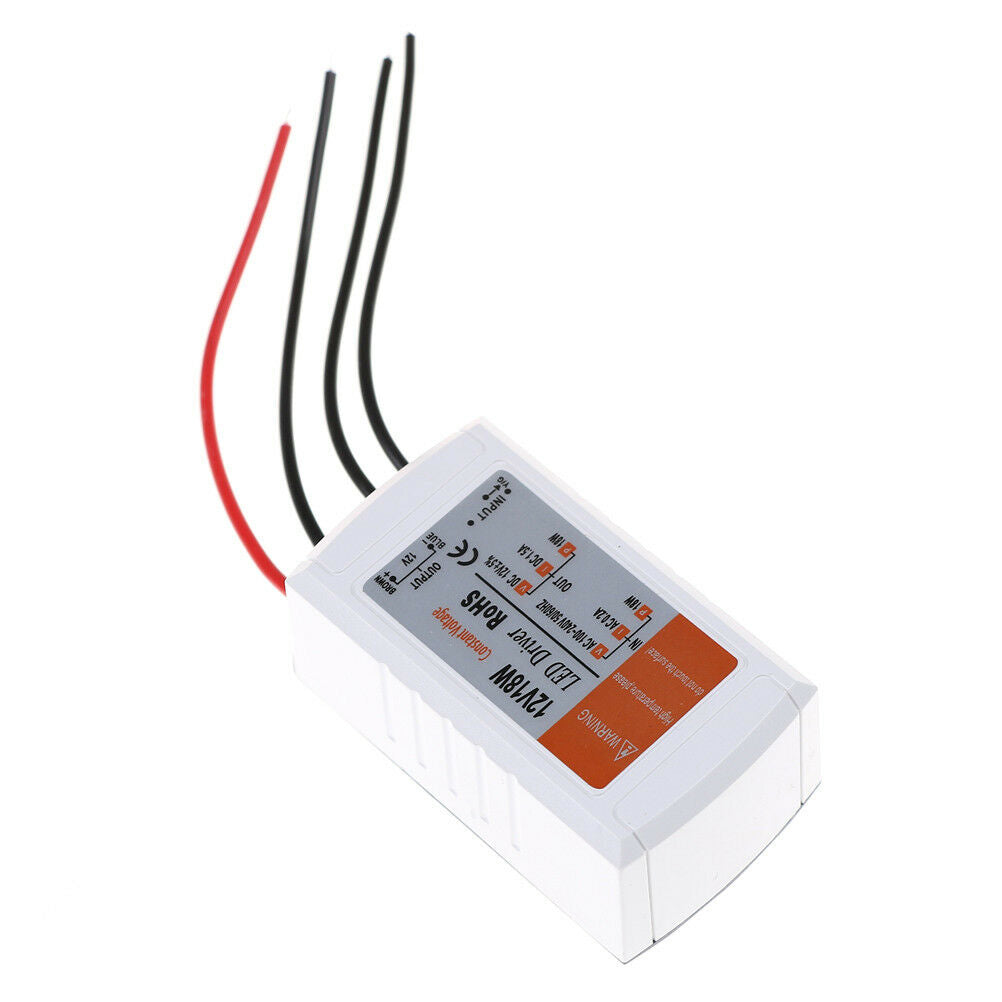 DC 12V 18W power supply led driver adapter transformer switch for led str.l8