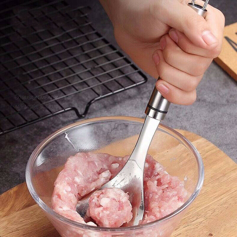 Non-Stick Meatball Maker Spoon Meat Baller Meat Ball Mold Kitchen Meat Ga.l8