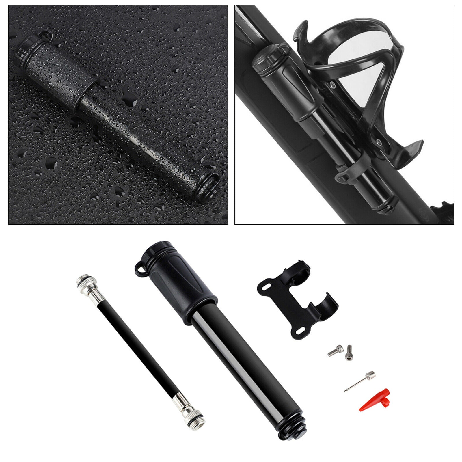 Air Pump Mini Bike Bicycle Tire Pump Fast Inflation for Road Bike Tyres