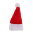 3 Pieces 1/12 Christmas Santa Claus Hat Scene Decor Art Supplies Accessory