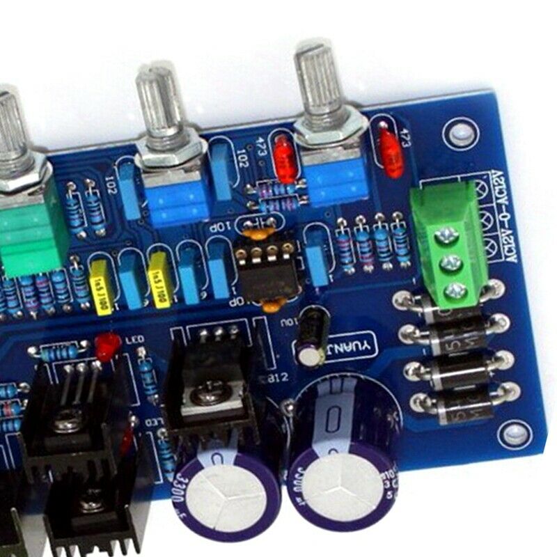 Preamp Tone Board, 2.0 Preamp Stereo HIFI NE5532 Tone Board Preamplifier, AmplF5