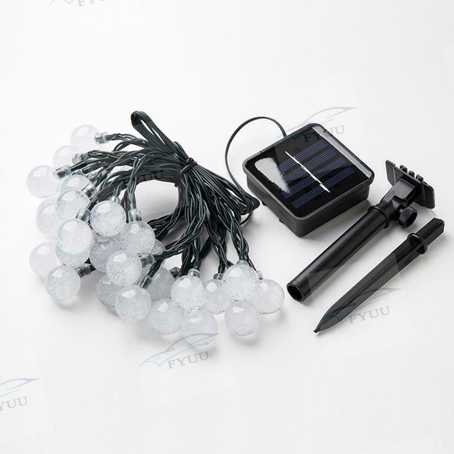 Waterproof Solar Powered 50 LED String Light Garden Path Yard Decor Lamp Outdoor