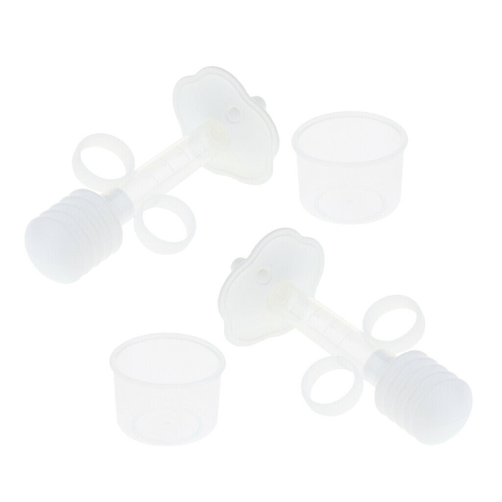 2 Pcs Pet Medicine Feeder Dog And Cat Pet Medicine Water Feeder Small Animal