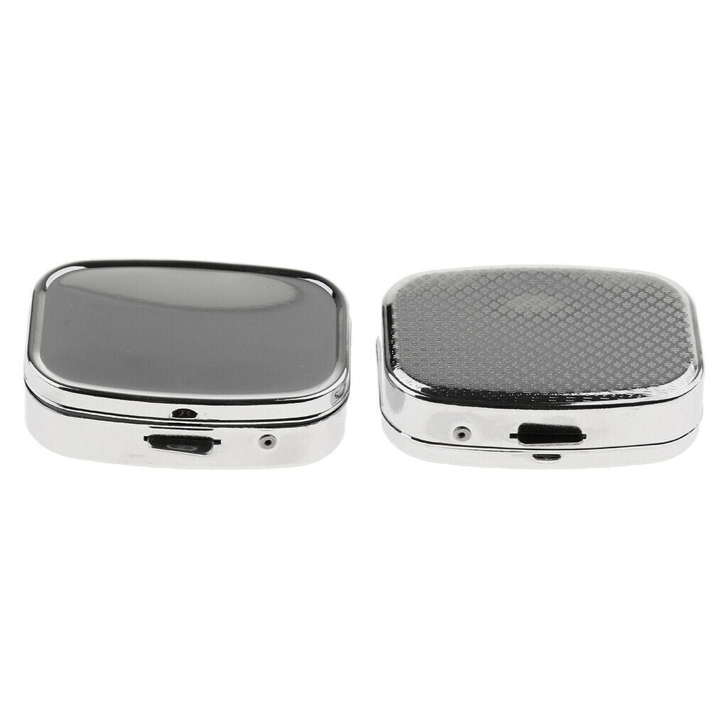 4 Pcs Portable Metal Pill Organizer Pill Box Case for Travel Purse Or