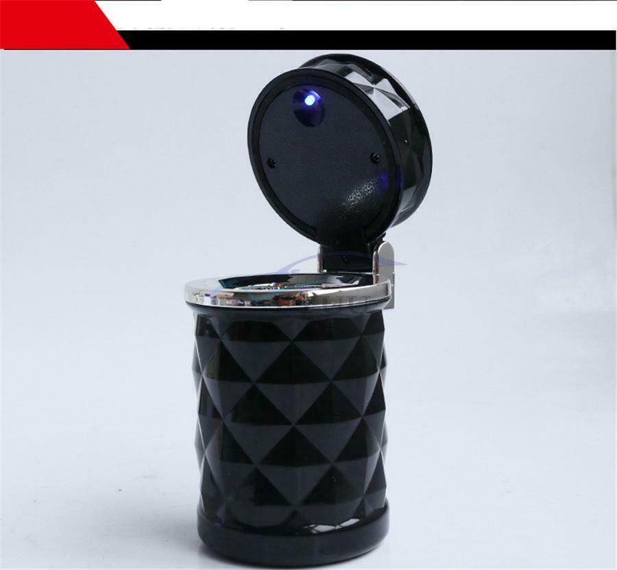 1 Piece Portable LED Light Universal Vehicle Ashtray Cigarette Cylinder Holder