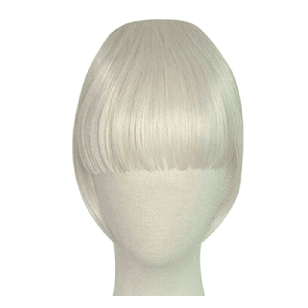 Heat Resistant Synthetic Hair Bang Clip In On Bang Fringe Hair Extension 08