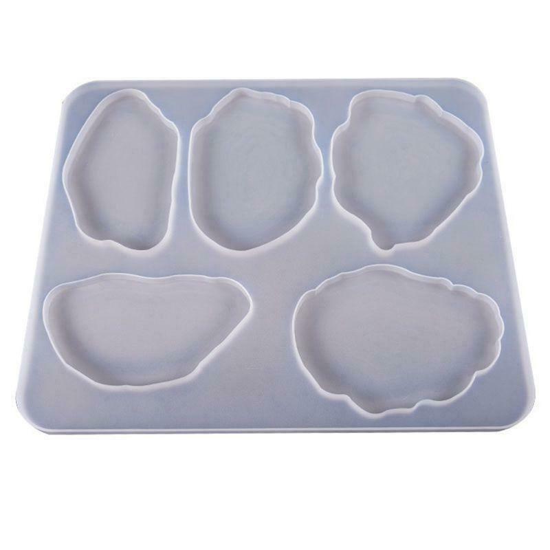 Large Table Decoration Mold Cup Mat Coaster Crystal Epoxy UV Glue Silicone Molds