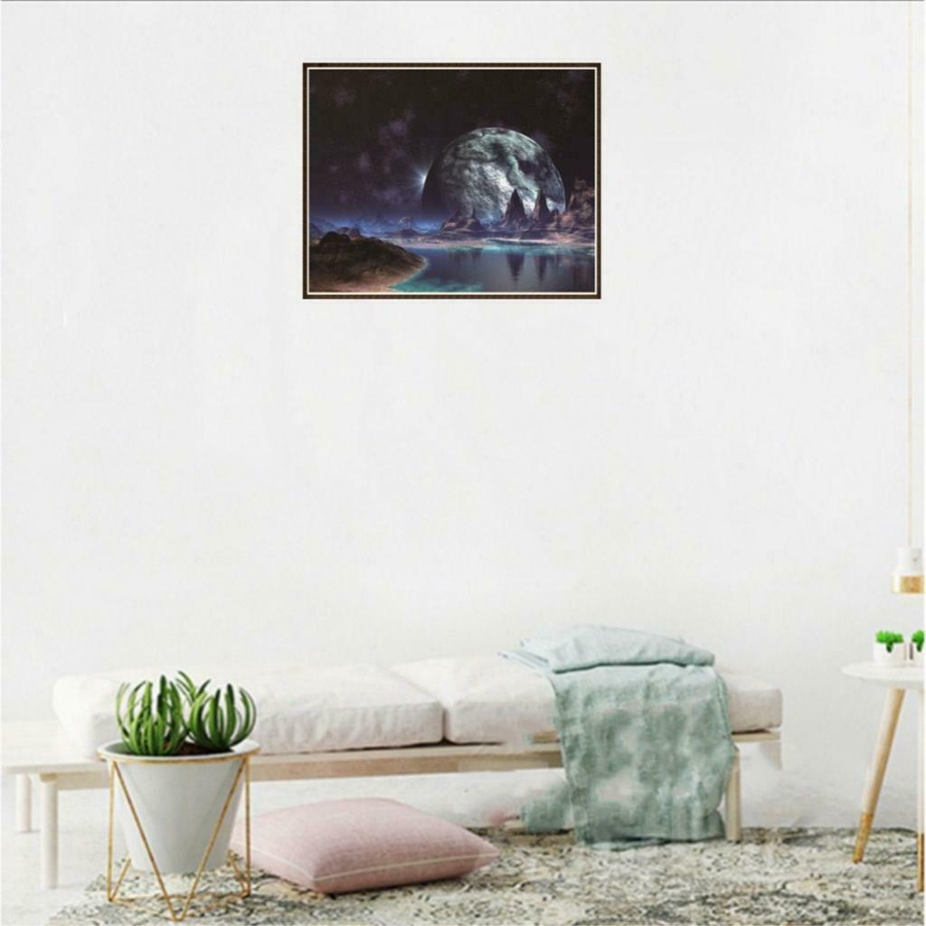 Full Drill 5D Diamond Painting Embroidery Cross Stitch Kits Moon