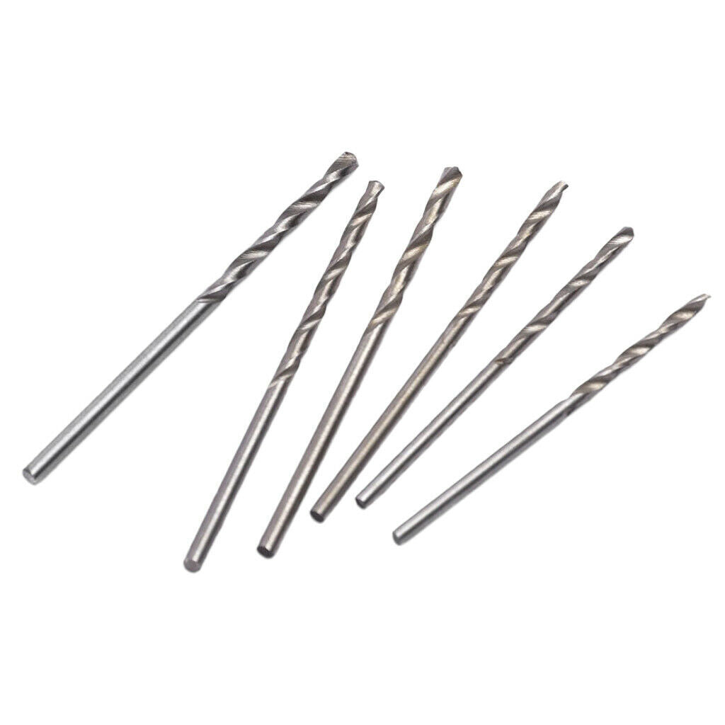 2-2.5mm HSS Twist Drill Bits Set of 6pc Straight Shank for General Purpose