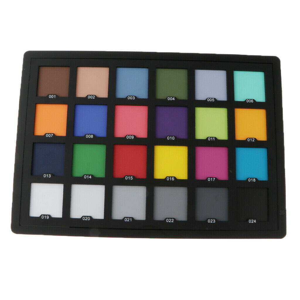 Professional Color Balancing Color Chart Board Palette Board 24