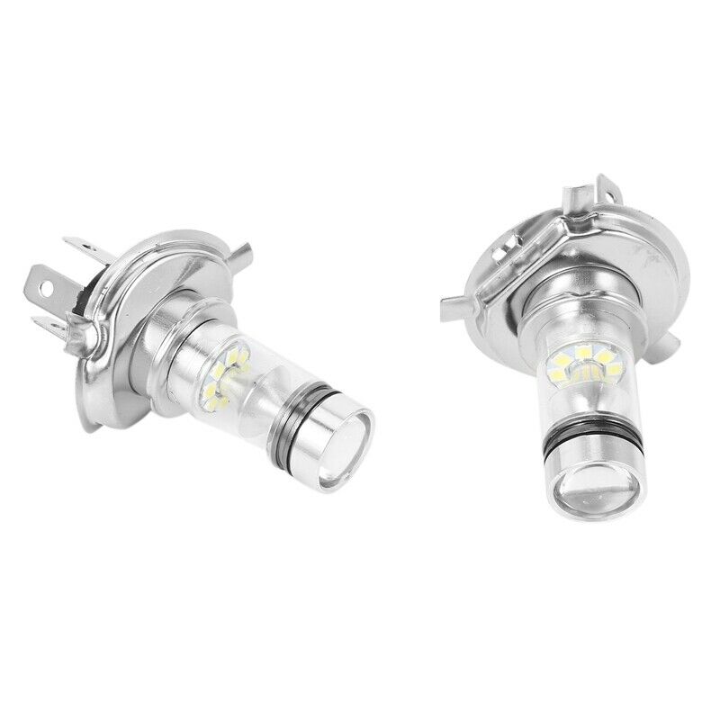 2Pcs High Power Led H4 Hb2 9003 Bulb 100W 20Led Car Fog Light Lamp Headlights A6