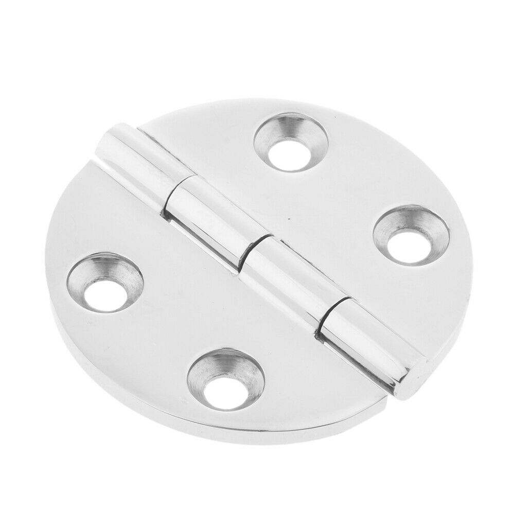Stainless Steel 316 Heavy Round Hinge 64mm 2 1/2" Door / Hatch