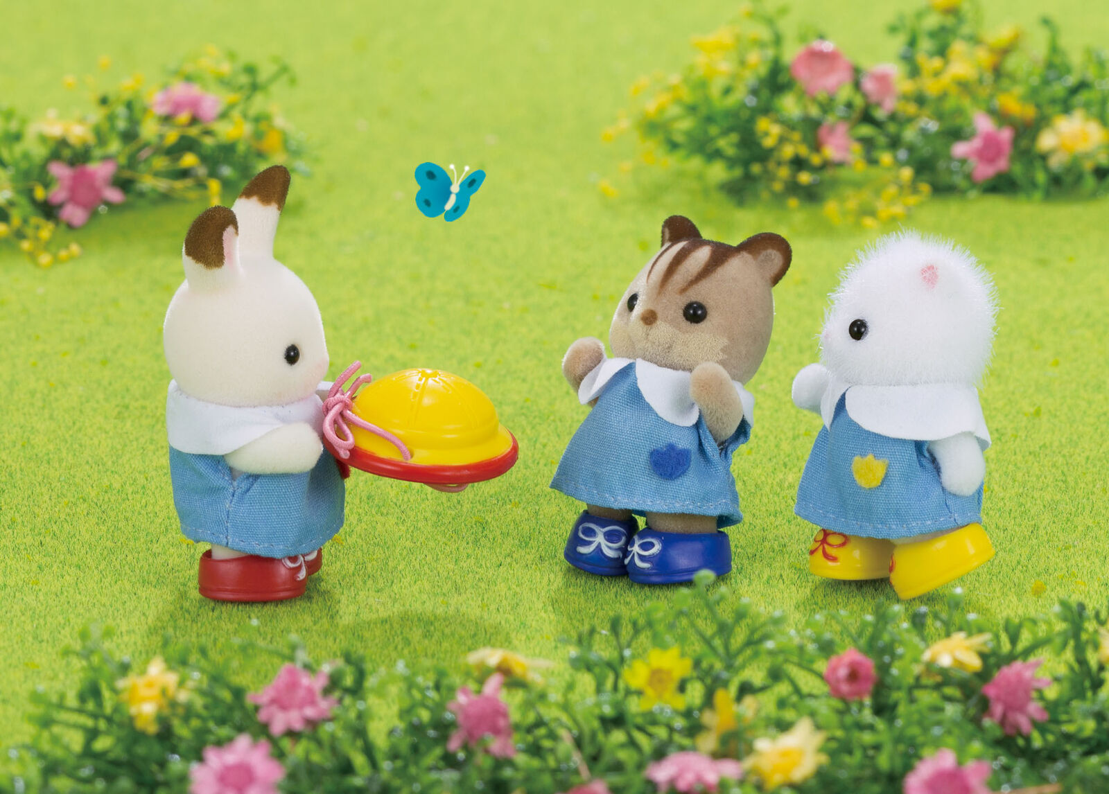 New! 5262 Sylvanian Families Nursery Friends inc 3 Figures & Accessories Age 3+