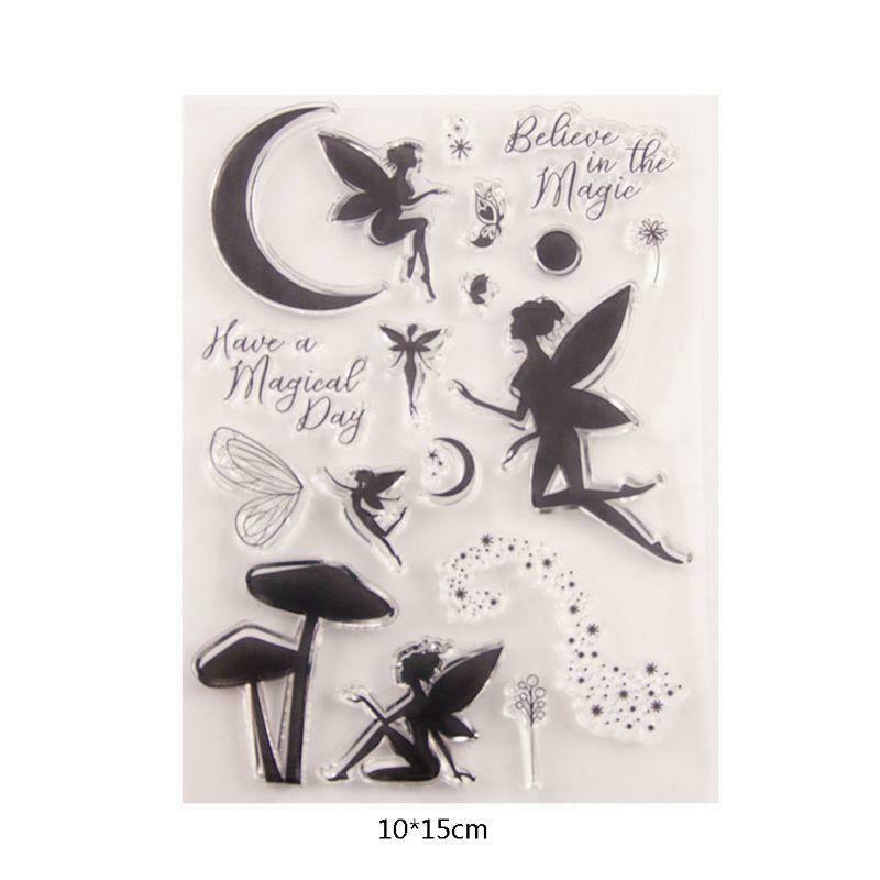 Angel Seal Stamp With Cutting Dies Stencil Set DIY Scrapbooking Embossing Album