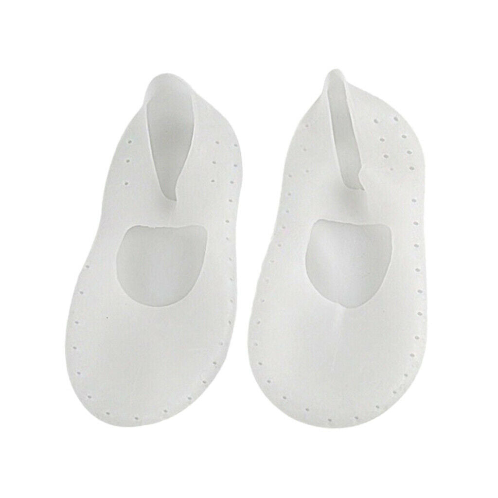 Anti silicone gel moisture socks skin care protection for chapped feet L