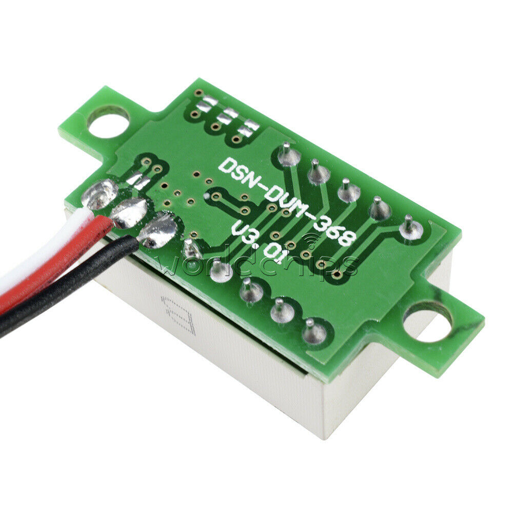 5PCS 0-30V 0.36'' inch 3 Wires 3Digit LED Panel Voltage Display Voltmeter Meter