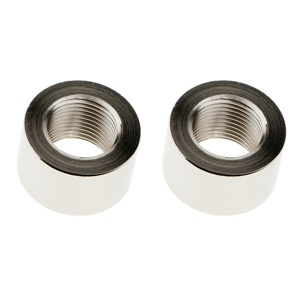 2pcs Iron plating nickel O2 Oxygen Sensor Exhaust Bung Nut M18 x 1.5mm