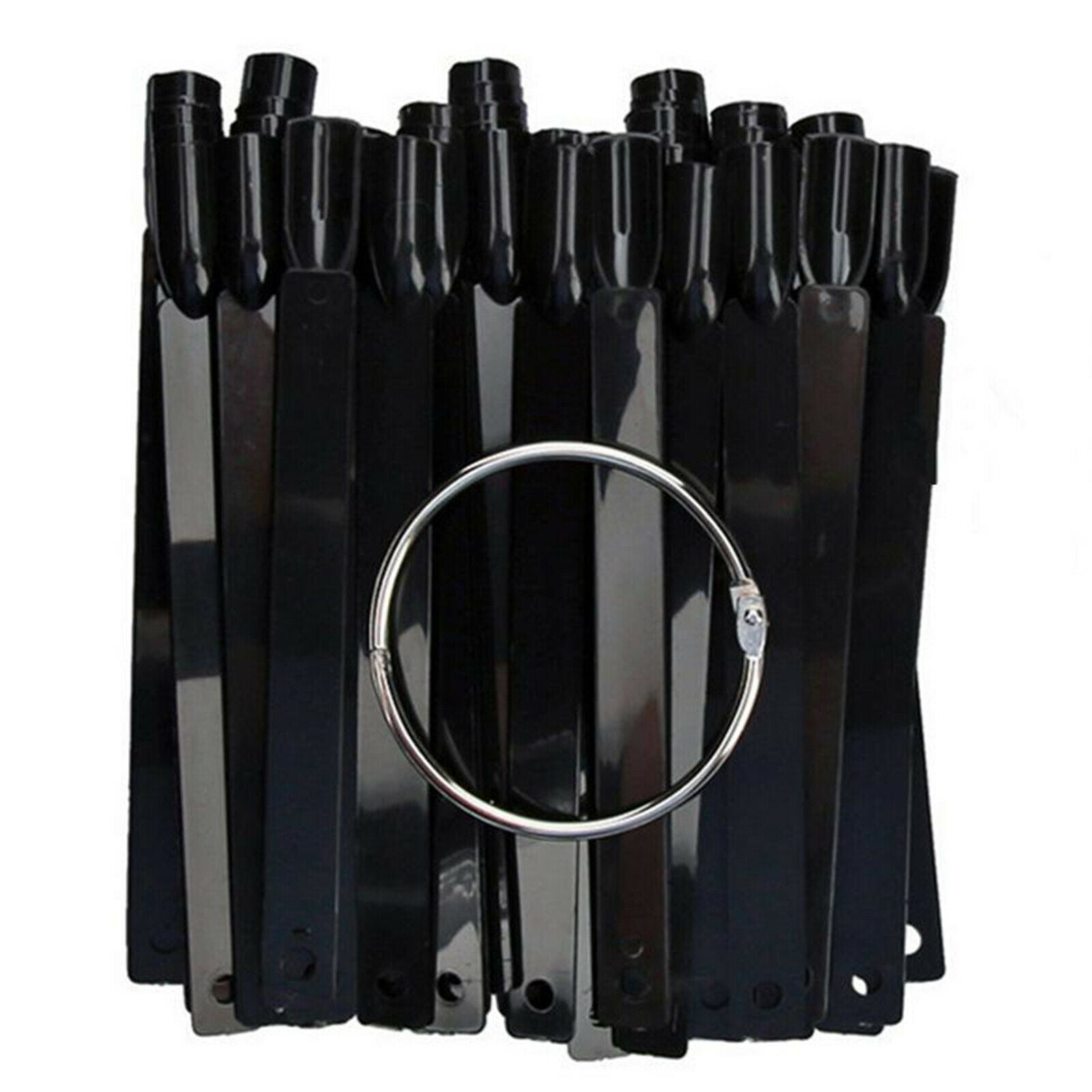 200x 4-Color Fan-shape False Nail  Sticks Templates Sticks Detachable