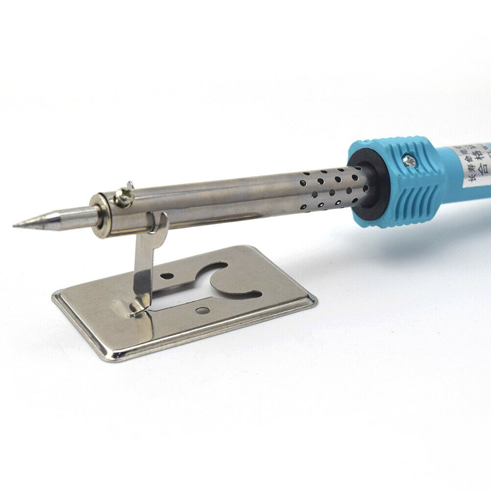 2x electric soldering iron pen holder metal base solder iron stand diy to.l8