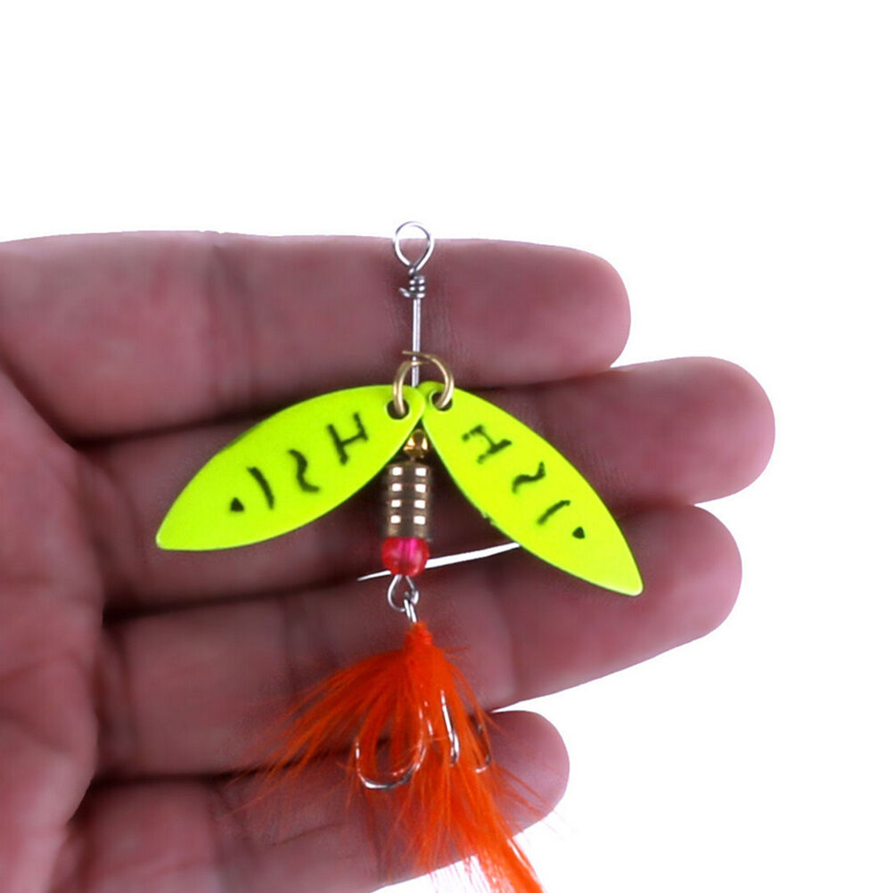 Spinner FishingLure MetalSpoon Lures hard bait fishing tackle Atificial 4.l8