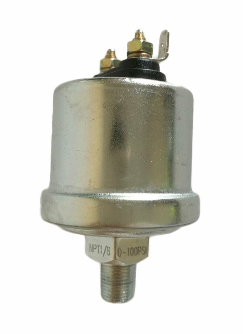 Oil Pressure Sender 0-100 psi  240-33 ohms w/20 psi Low Alarm Switch 1/8â€-27 NPT