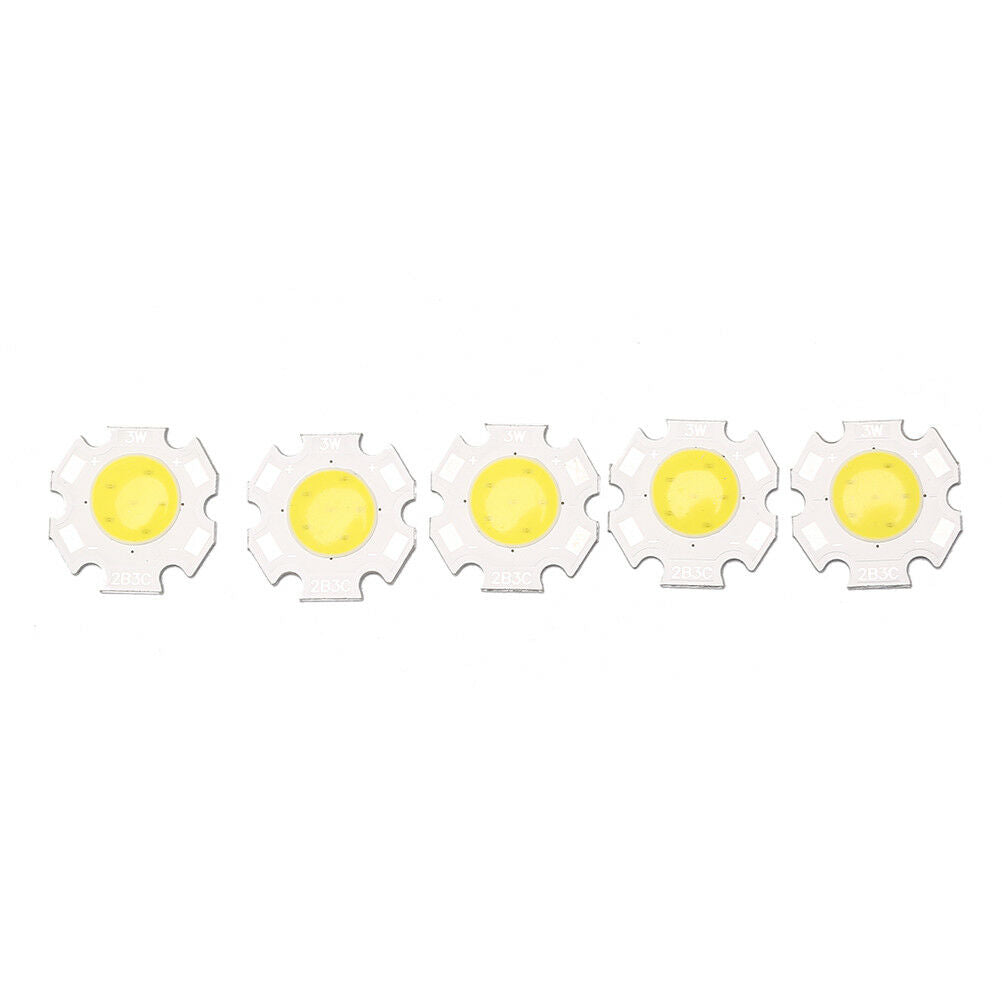 5pcs 3W COB LED Chips LED Strip Bar Light Bulb Lamp Flood Light DC9-1.l8