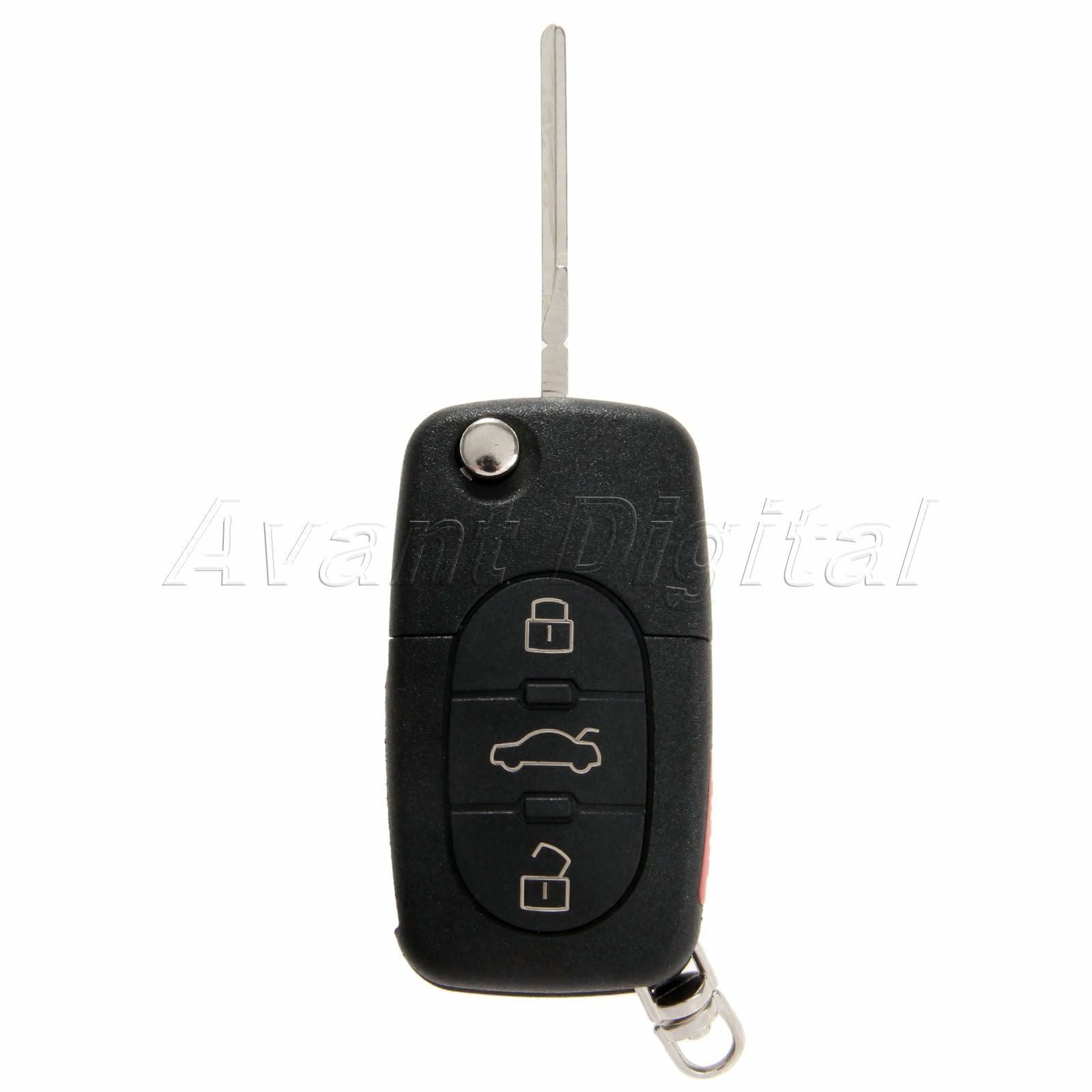 Remote Car Folding Key Entry Fob Case Shell Pad with Blade for  TT S4 A4 A6