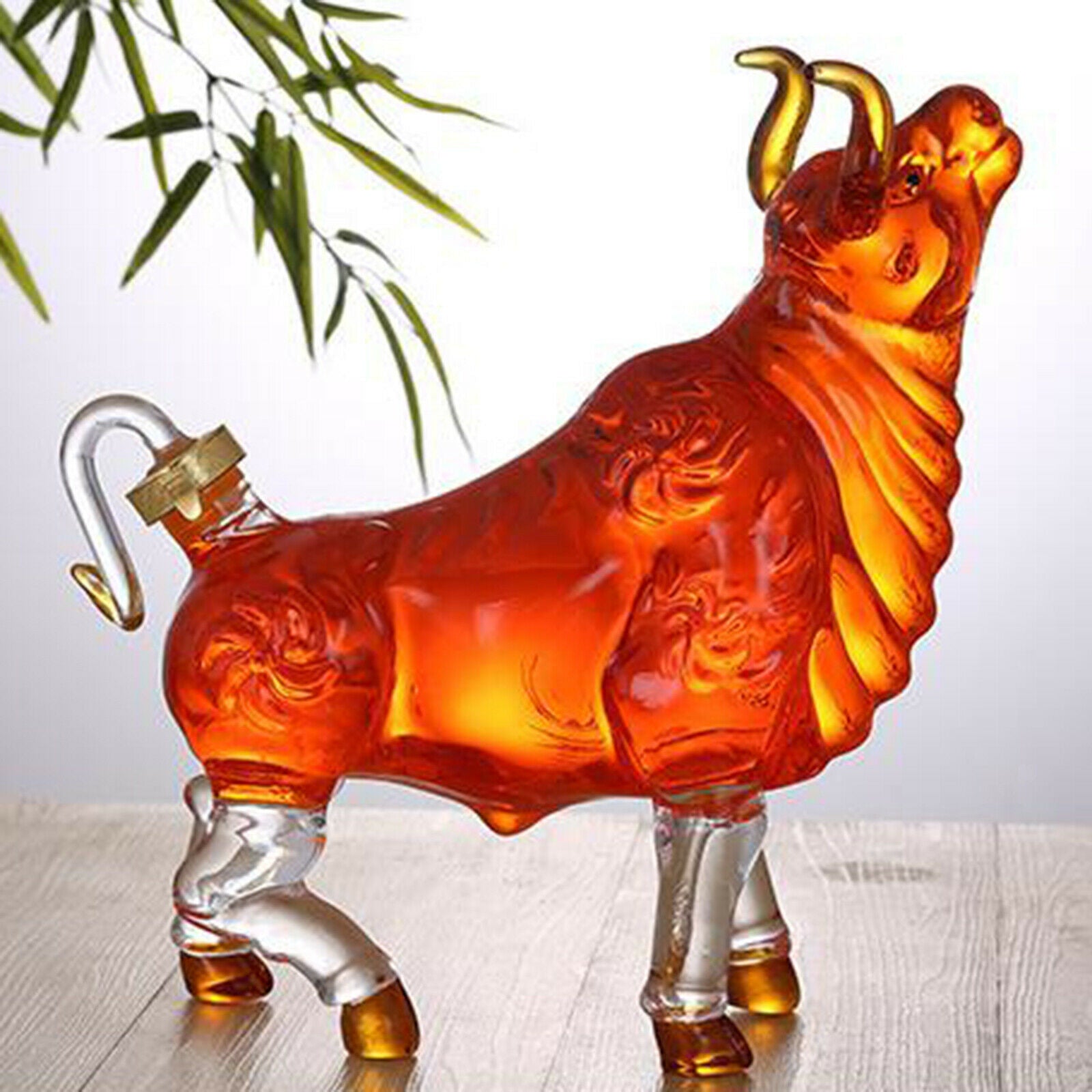 Glass Whisky Decanter for Kitchen Bar Restaurant Liquor Rum Drinkware Tools