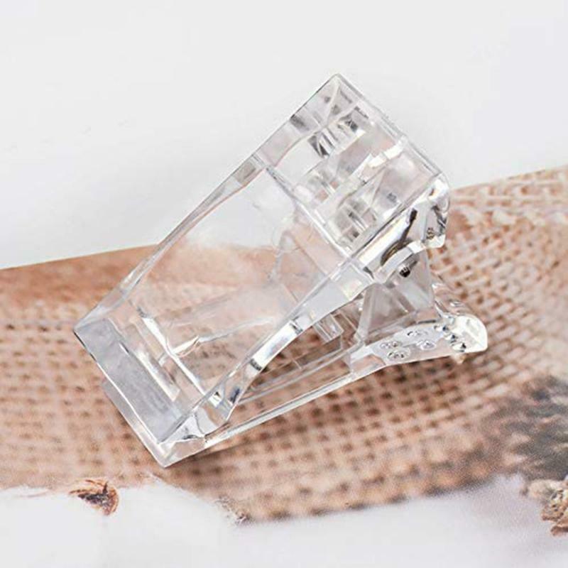 Quick Building Nail Tips Curve Shaping Fixing Clip for Gel Nail Extension