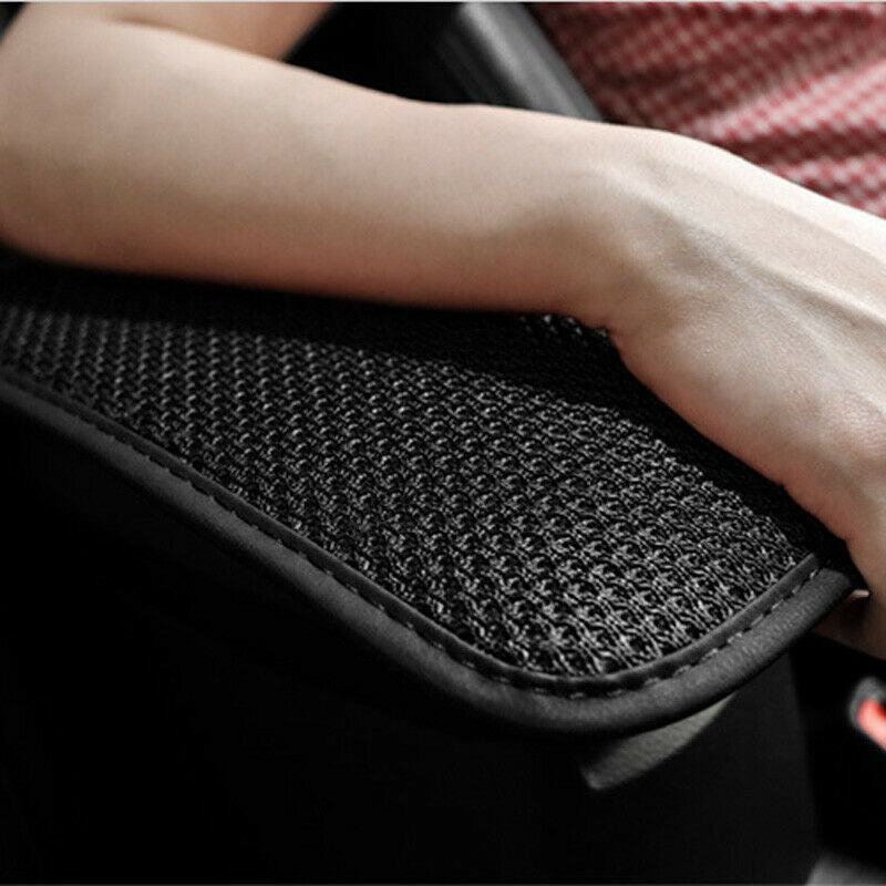 Car Ice Silk Central Armrest Box Pad Cushion Summer Breathable Cover 32.5*18.5cm