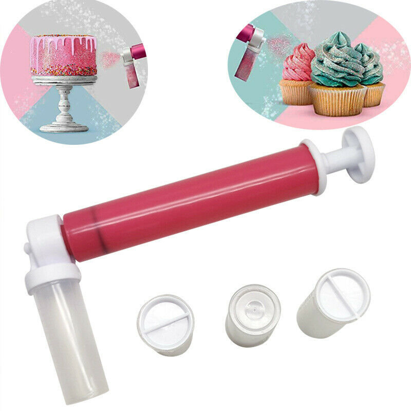 Manual Spray Guns Cake Coloring Duster Baking Cake Spray Tube Baking ToolFCA