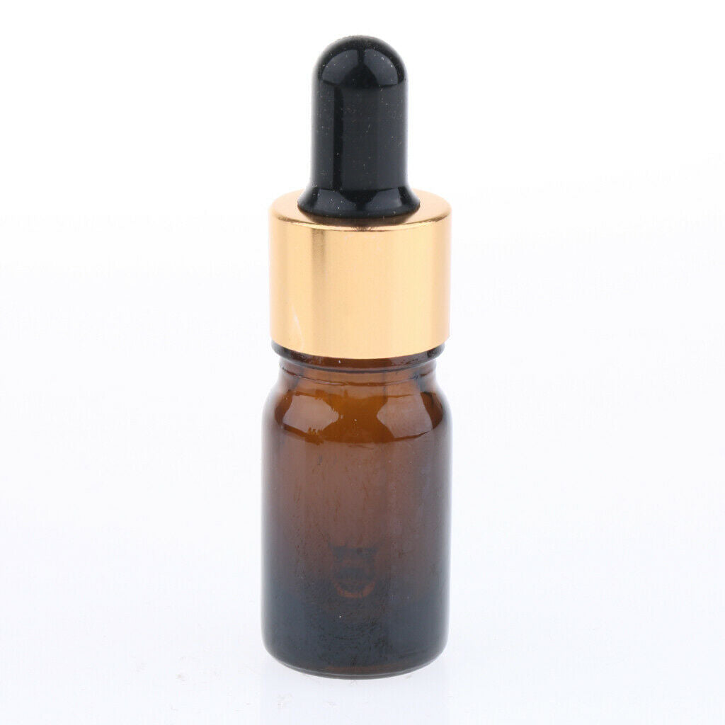 6pcs Empty Dropper Bottles Refillable Portable Jar Cannnings for Cosmetics - 5ml