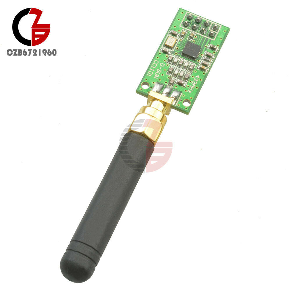 10X CC1101 Wireless Transceiver 315/433/868/915MHZ+SMA Antenna Wireless Module