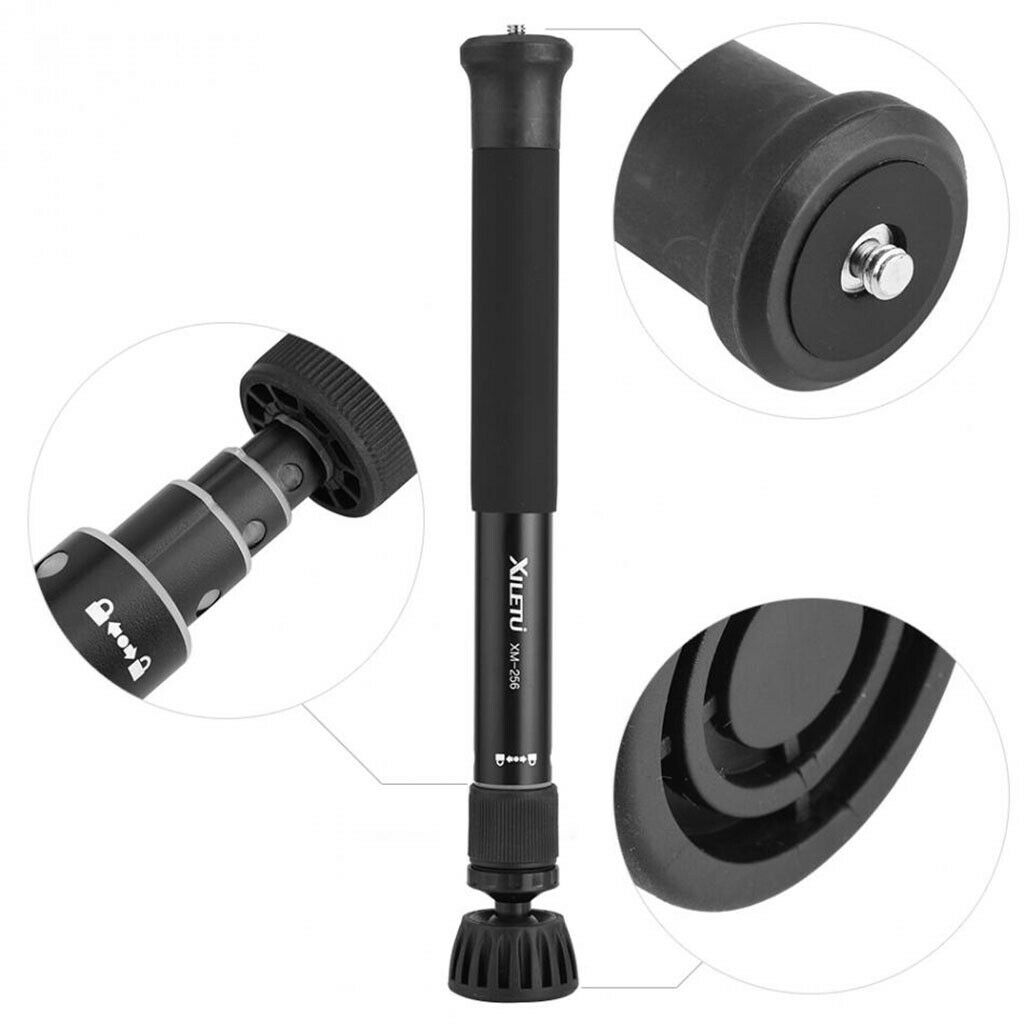 Cameras Monopod Aluminum Video Telescopic Selfie Pole with 1/4'' for DSLR